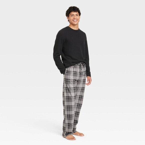 Hanes Other - Hanes Premium Mens Waffle Knit Crewneck Pajama Set 2 Piece, Black, Size XXL, NWT